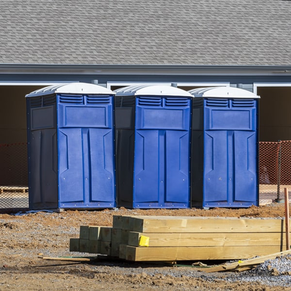 how can i report damages or issues with the porta potties during my rental period in Palm Beach Shores Florida